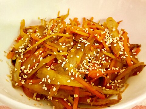 お弁当に きんぴらゴボウ レシピ 作り方 By シロjinjin 楽天レシピ